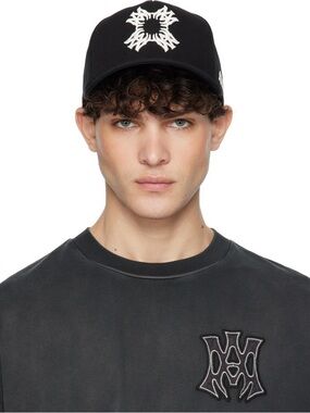 AMIRI Black Hat with White Logo